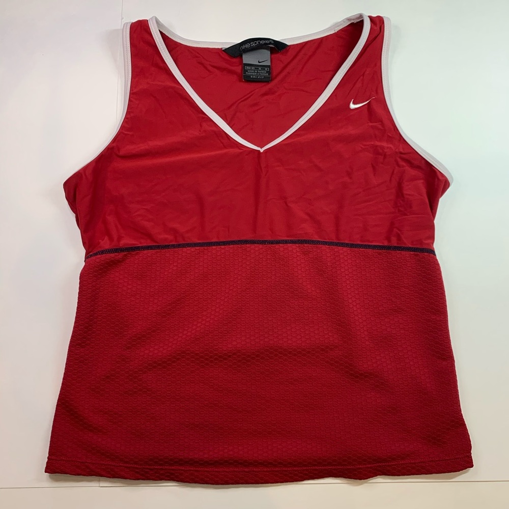 vintage nike red workout top